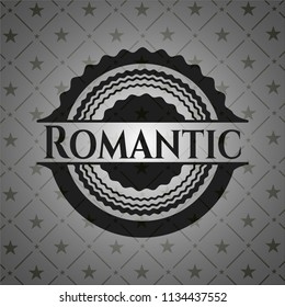 Romantic black emblem