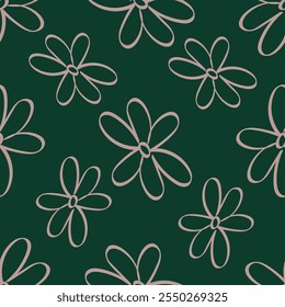 Romantic Boho floral pattern, Persian pattern Indian floral pattern, Vector Illustrasion ,Design for fashion , fabric, textile, wallpaper , wrapping and all prints