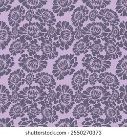 Motif romantique Boho floral, Motif persan motif floral indien, Illustration d'Image vectorielle, Conception pour la mode, tissu, fond d'écran, emballage et toutes les impressions
