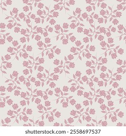 Romantic Boho floral pattern, Persian pattern Indian floral pattern, Vector Illustrasion ,Design for fashion , fabric, textile, wallpaper , wrapping and all prints