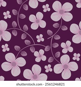 Romantic Boho floral pattern, Persian pattern Indian floral pattern, Vector Illustrasion ,Design for fashion , fabric, textile, wallpaper , wrapping and all prints