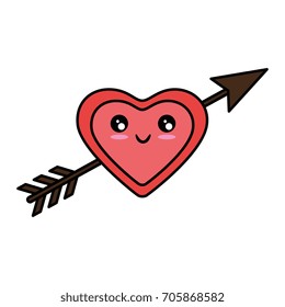 Romantic bow arrow