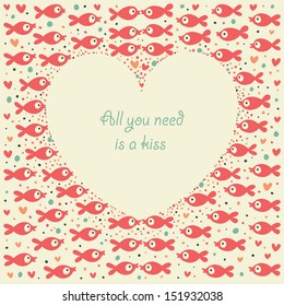 Romantic card for appointments.