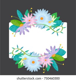 Romantic card design