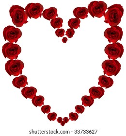 Romantic card with red rose. Vector Illustration
