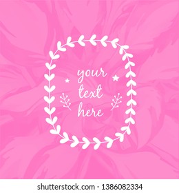 Romantic card for your design