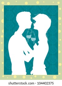 Romantic Champagne Toast