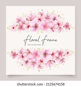 romantic cherry blossom wedding invite card set
