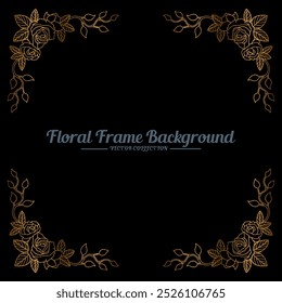 romantic classic flower frame vector collection design