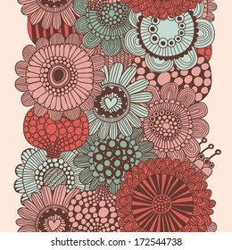 Romantic concept background in modern colors. Seamless pattern can be used for wallpaper, pattern fills, web page backgrounds, surface textures.