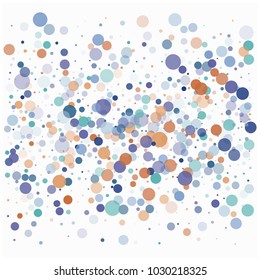 Romantic Confetti, Elegant Wedding Light Vector Texture