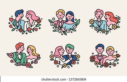 結婚式集合写真库存插图 图片和矢量图 Shutterstock