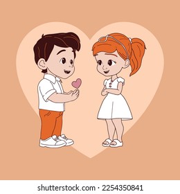 Romantic couple date on valentines day