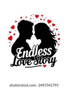 romantic couple graphics eps file