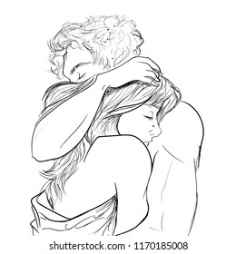 Featured image of post Poses Cuddling Couple Drawings