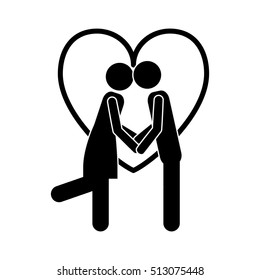 romantic couple icon image 