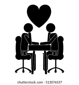 romantic couple icon image 