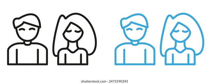 Romantic Couple Silhouette Icon Perfect for Love and Relationship Themes