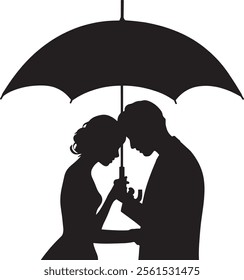 Romantic couple silhouette vector art showing love and connection with timeless poses like hugging and kissing perfect for Valentines Day designs romantic decorations and love themed creative projects