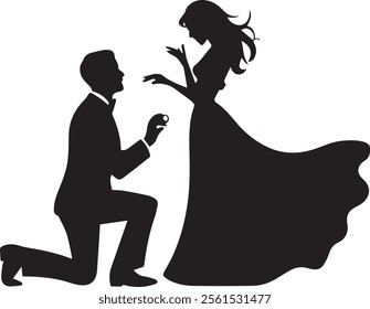 Romantic couple silhouette vector art showing love and connection with timeless poses like hugging and kissing perfect for Valentines Day designs romantic decorations and love themed creative projects