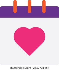 Romantic Date Love Icon Vector Flat Illustration