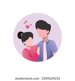 Romantic Valentine’s Day Icon Set for Lovers