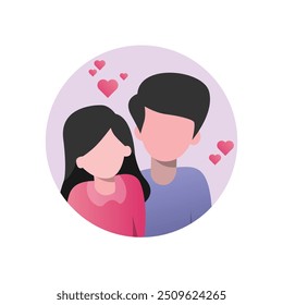 Romantic Valentine’s Day Icon Set for Lovers