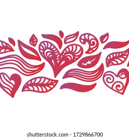 Romantic decorative background. Vector illustration