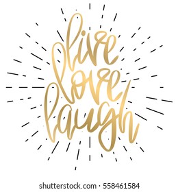 Romantic decorative poster with handwritten lettering. Modern ink calligraphy on handdrawn background. Trendy vector design for Valentine Day or wedding