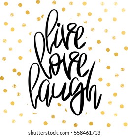 Romantic decorative poster with handwritten lettering. Modern ink calligraphy on handdrawn background. Trendy vector design for Valentine Day or wedding