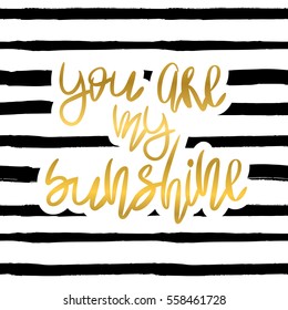 Romantic decorative poster with handwritten lettering. Modern ink calligraphy on handdrawn background. Trendy vector design for Valentine Day or wedding