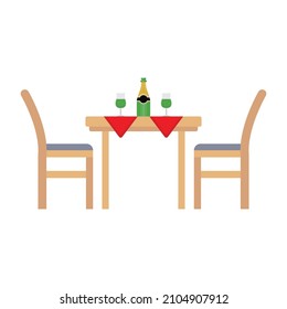 Romantic Dinner vector icon Which Can Easily Modify Or Edit 