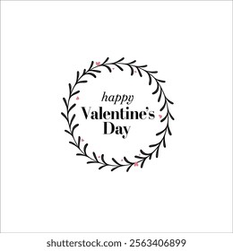 Romantic and Festive Valentine's Day Card Illustration
Valentine's Day Floral Wreath Design with Modern Aesthetics
Heart Shaped Wreath for Valentine's Day Posters and Cards
