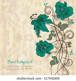 Romantic floral background