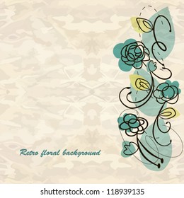 Romantic floral background