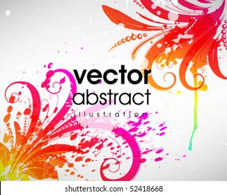 romantic floral background