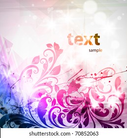 romantic floral background