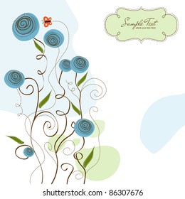 romantic floral background
