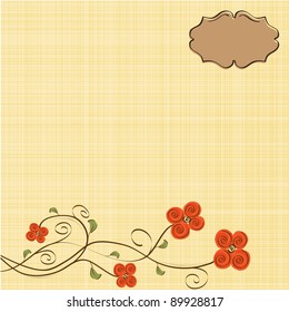 romantic floral background