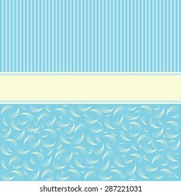 Romantic floral background template.