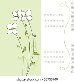 Romantic floral backgrounds
