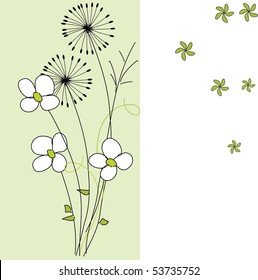 Romantic floral backgrounds