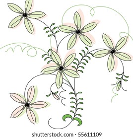 Romantic floral backgrounds