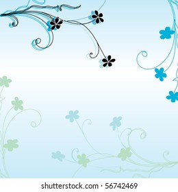 Romantic floral backgrounds