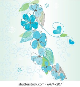 Romantic floral backgrounds