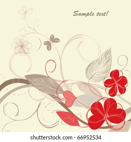 Romantic floral backgrounds