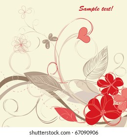 Romantic floral backgrounds