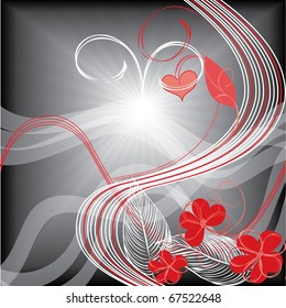 Romantic floral backgrounds