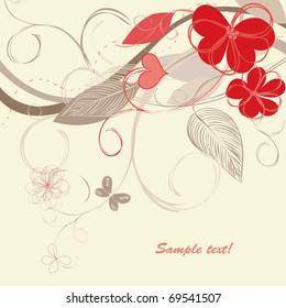 Romantic floral backgrounds