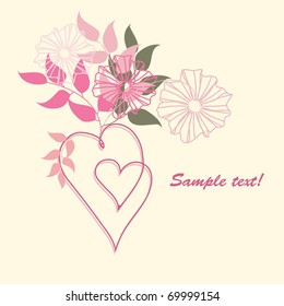 Romantic floral backgrounds
